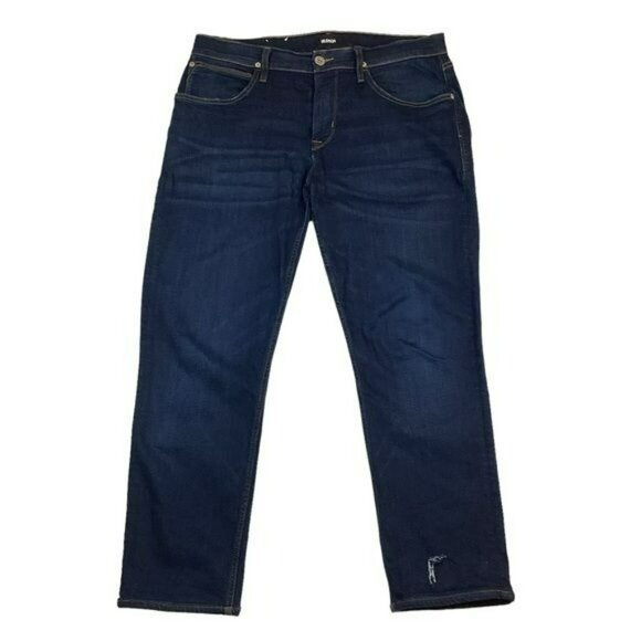 Hudson Blake Slim Straight Jeans 34 Mens Denim Pants 98% Cotton & 2% Elastane - Picture 13 of 13